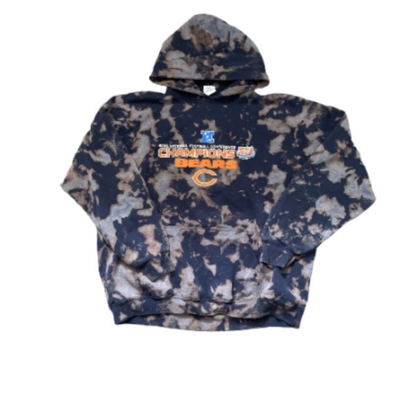 Vintage Acid Wash Chicago Bears 2006 NFC Champions Hoodie, Adult Mens XL, NFL - Picture 1 of 1